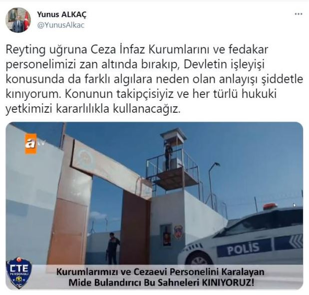 İŞTE YUNUS ALKAÇ'IN O PAYLAŞIMI;