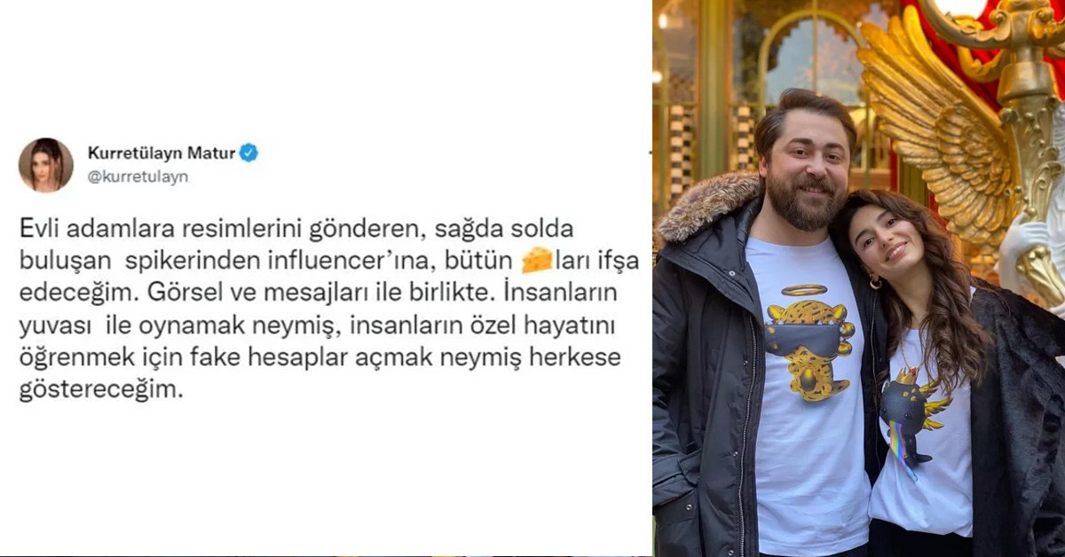 Eşinden küfürlü tehdit!