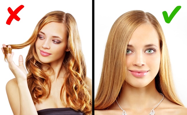 Saçınızla oynamak