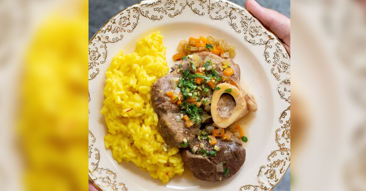 Ossobuco alla Milanese-İtalya