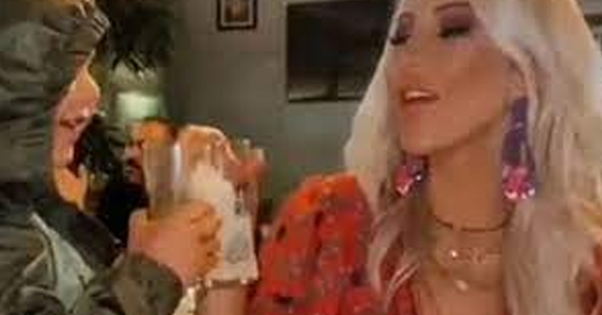 Oğluyla içki içtiği görüntüler