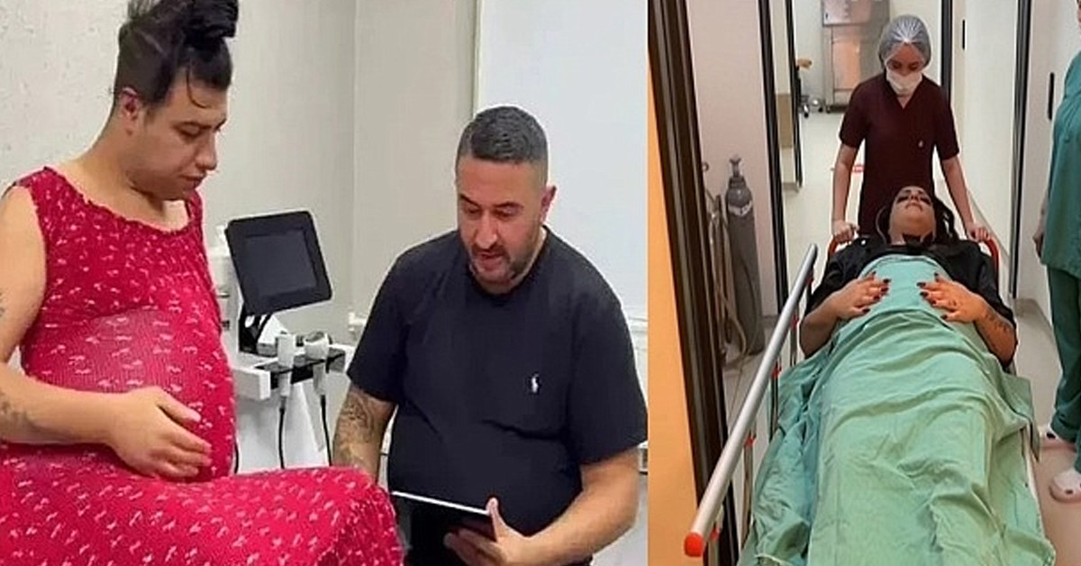 Doğum anını paylaştı