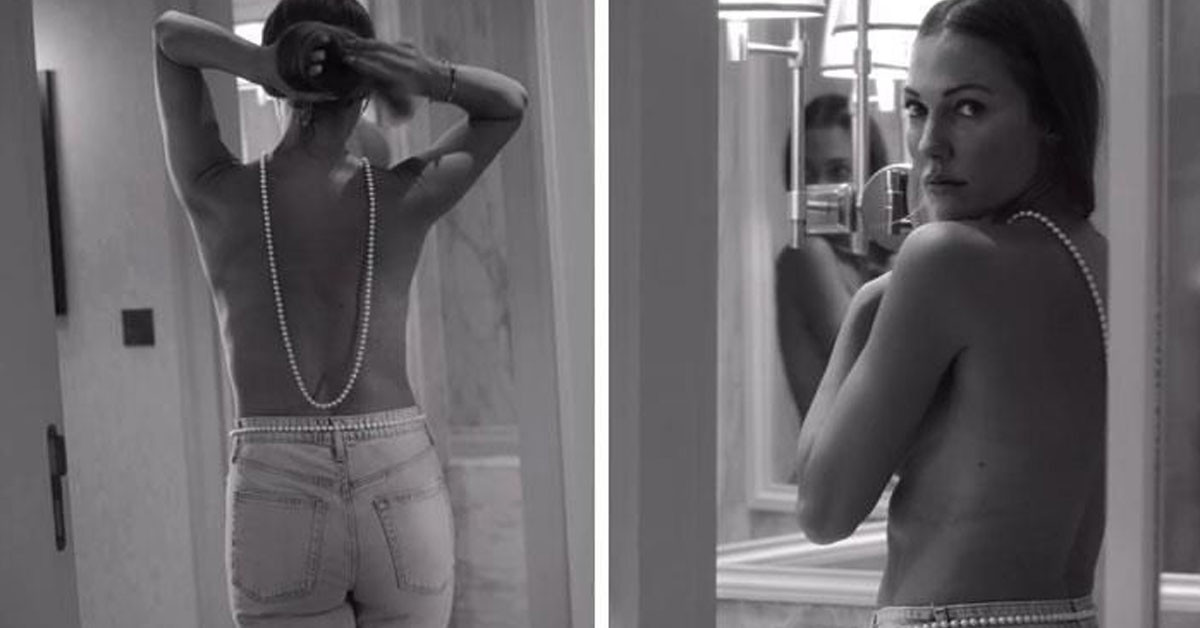 Meryem Uzerli'den üstsüz pozlar