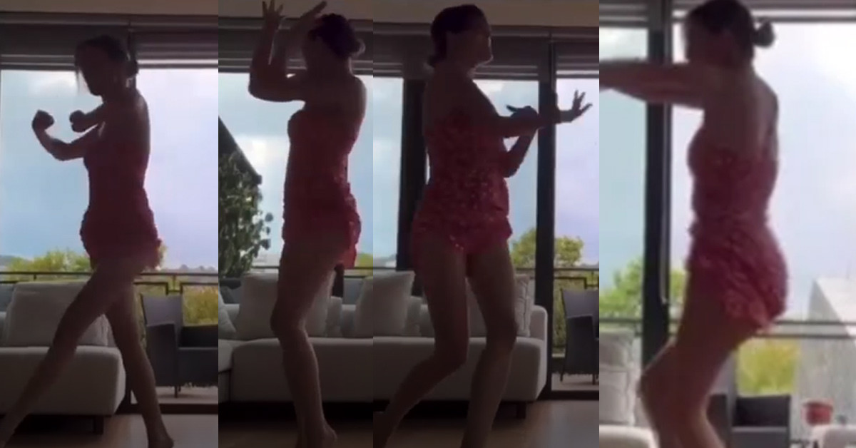 Melis Sezen'den kalça şov!