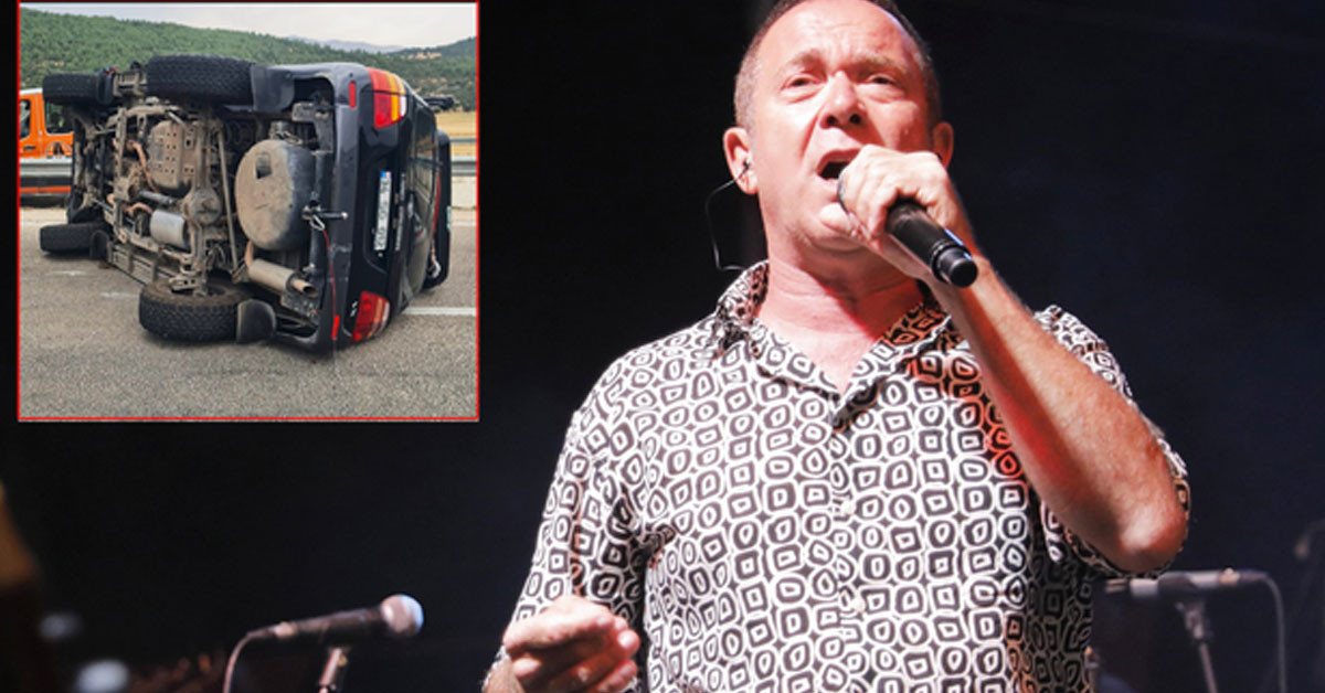 Sümer Ezgü kaza geçirdi