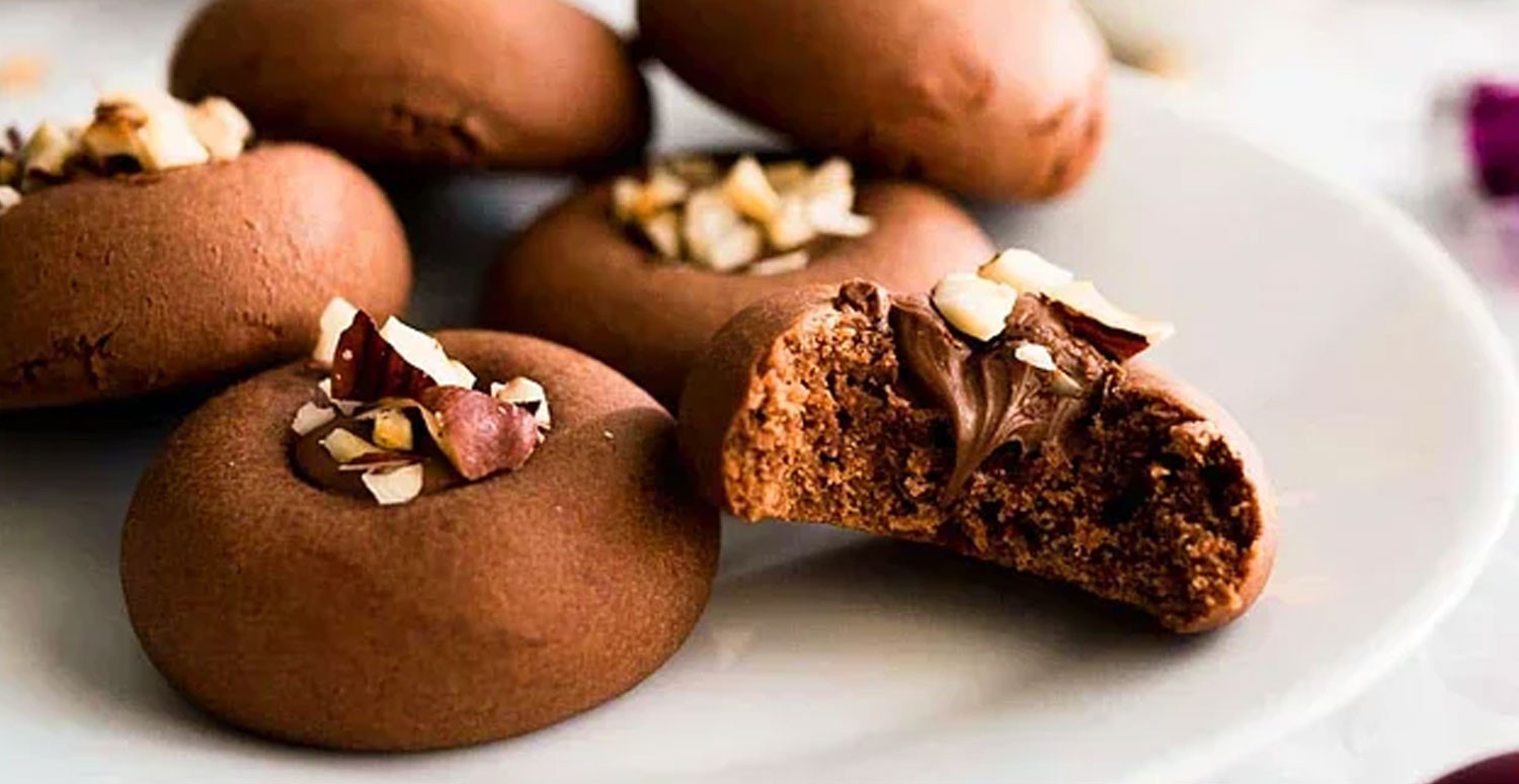 Dört Mazlemeli Nutellalı Kurabiye