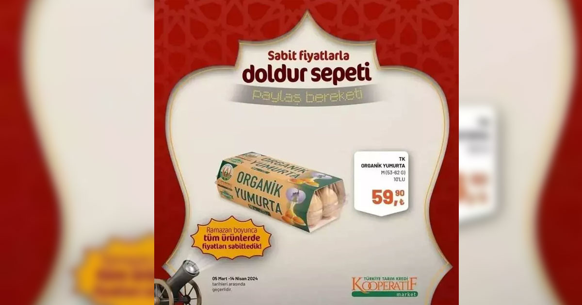 TK Organik Yumurta-59,90 TL