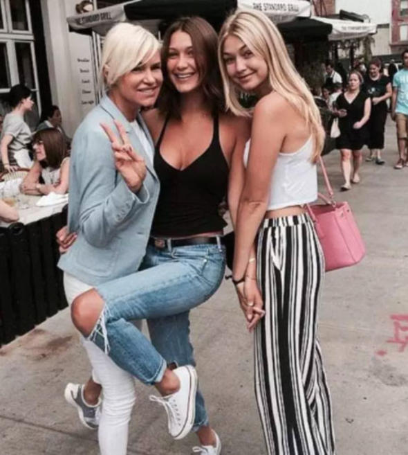 Yolanda Hadid'in kızları Bella ve Gigi