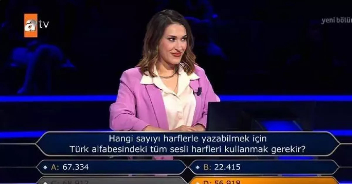 Sesli harfleri karıştırdı