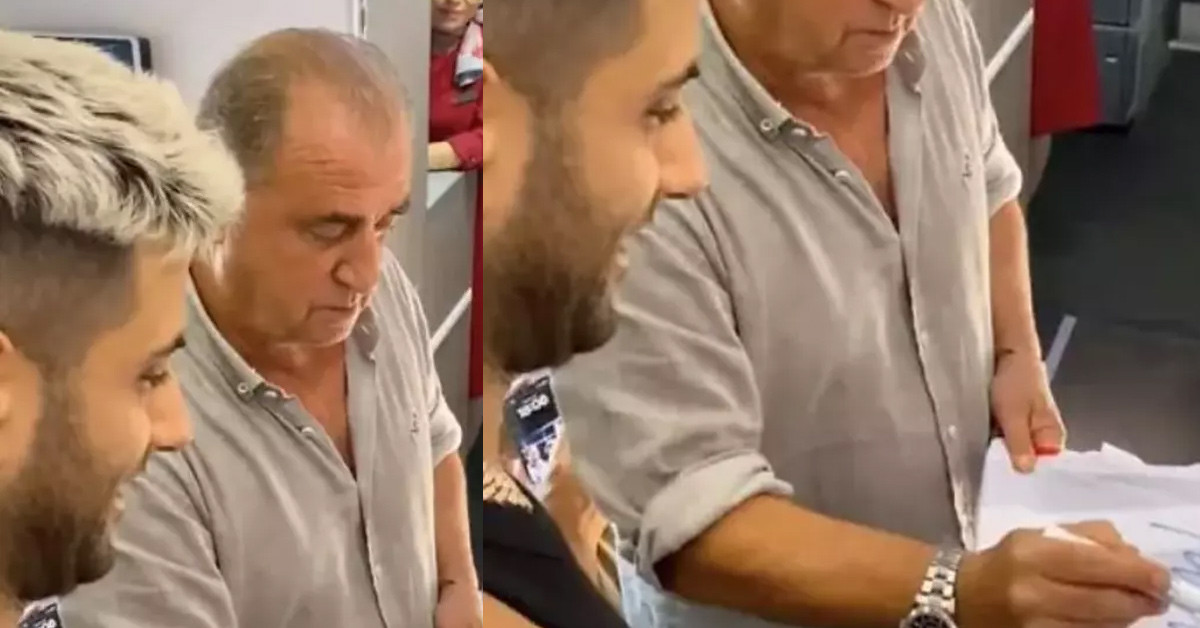 Reymen Fatih Terim'den imzalı forma aldı