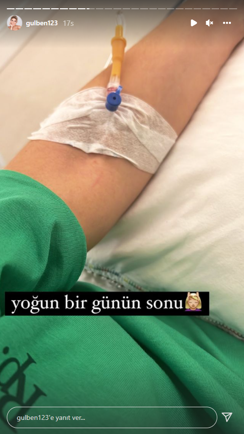 gülben ergen hastalandı