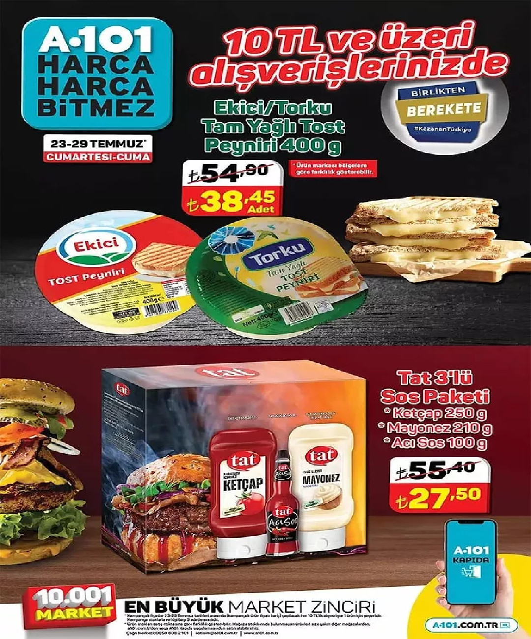 23 Temmuz - 29 Temmuz 2022 A101 aktüel ürünler
