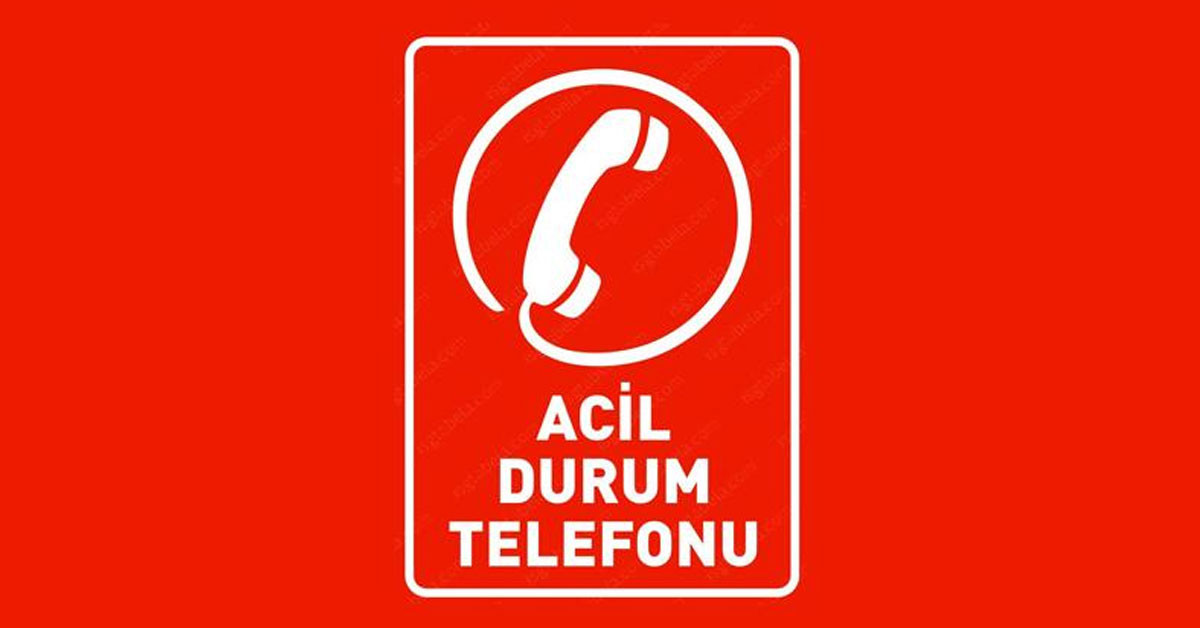 Acil durum numaraları