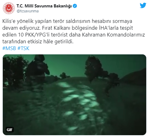 Fırat Kalkanı Bölgesinde PKK'lılar Etkisiz Hale Getirildi354564561