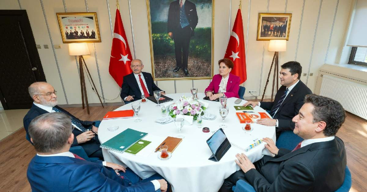 6 lı Masa Cumhurbaşkanı Adayı