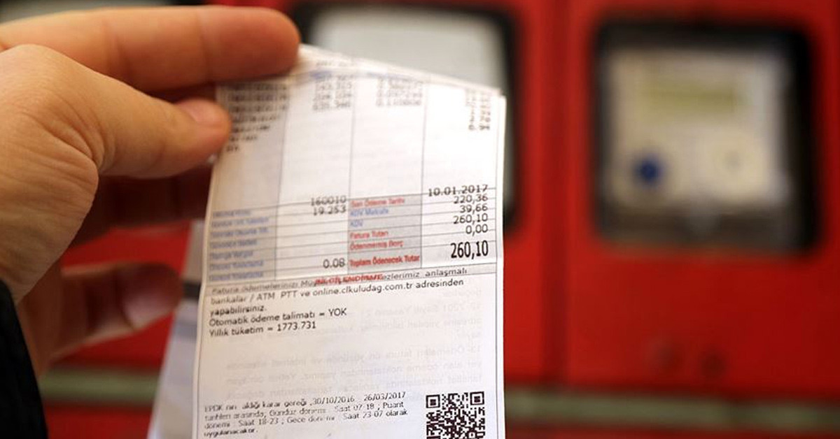 Elektrik faturasında yeni düzenleme