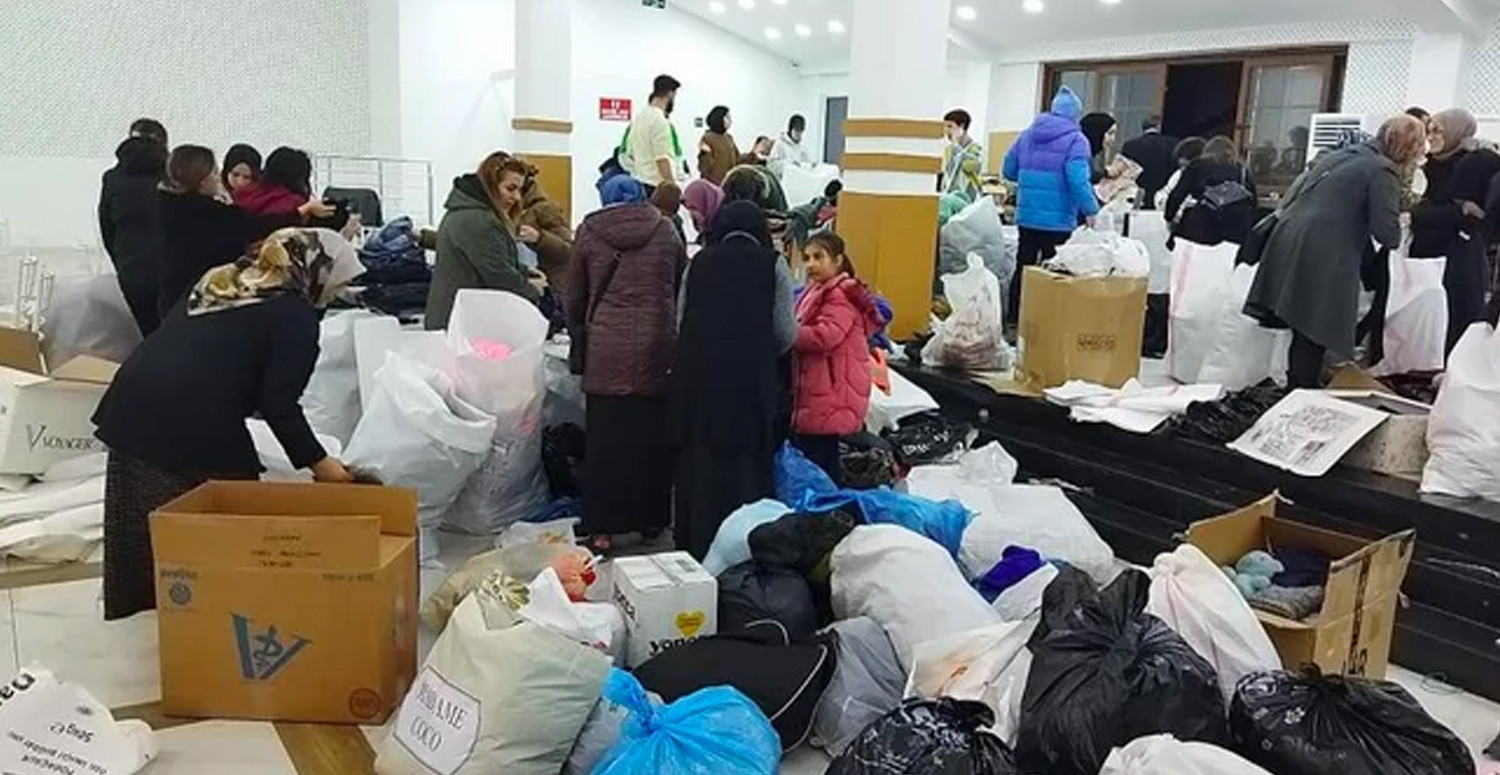 7'den 70'e herkes yardımda bulunuyor