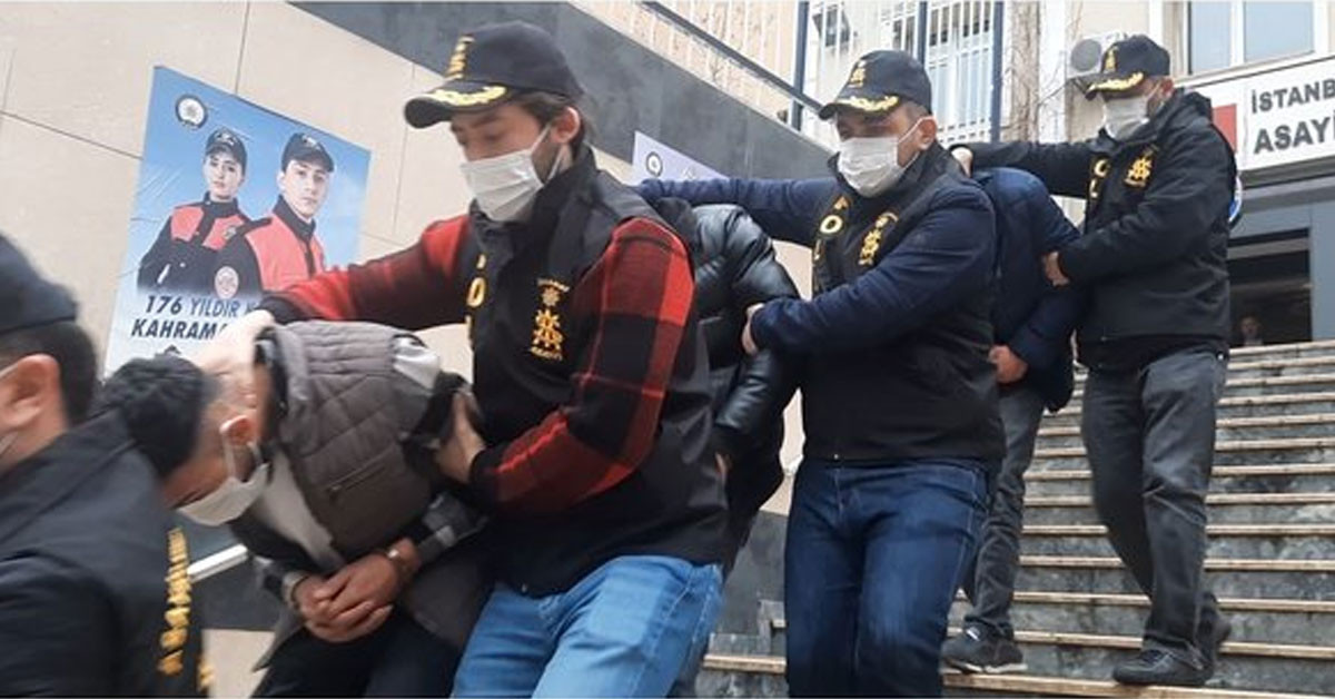 Üç gaspçı da tutuklandı