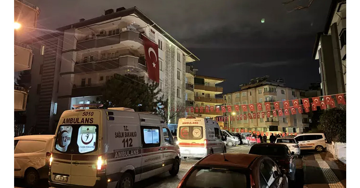 Şehit Piyade Uzman Çavuş Hakan Gün'ün evi.