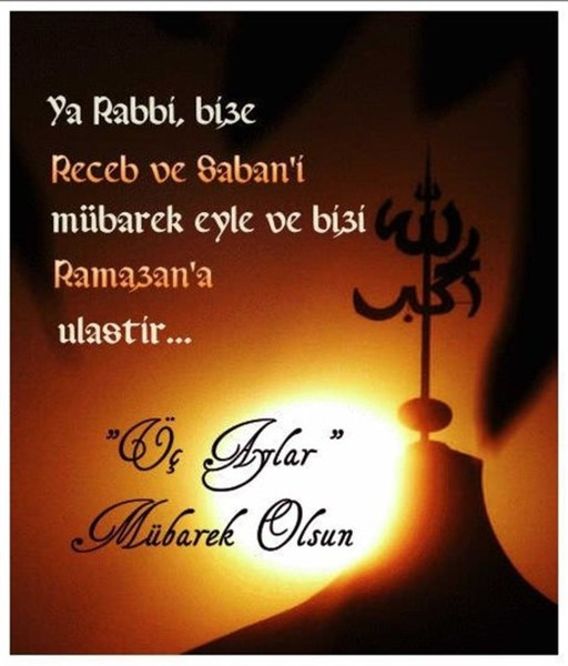 Şaban ayı resimli mesajlar