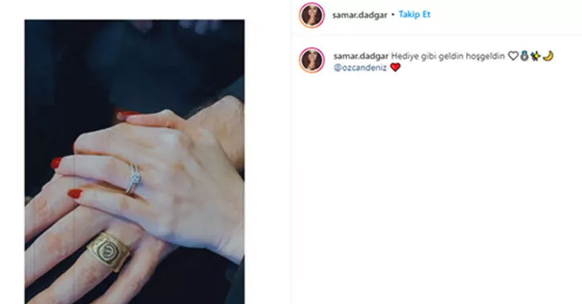 Özcan Deniz evlenme teklifi etti