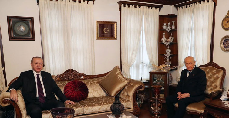 Cumhurbaşkanı Erdoğan ile Devlet Bahçeli