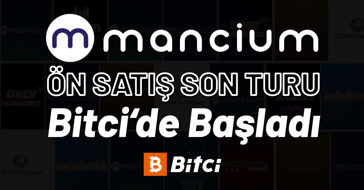Mancium Bitci Ön Satış