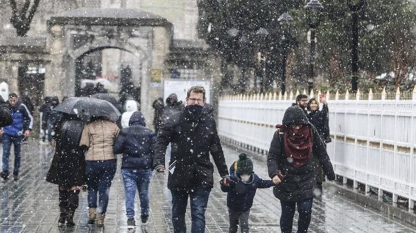 İstanbul'da kar yağışı
