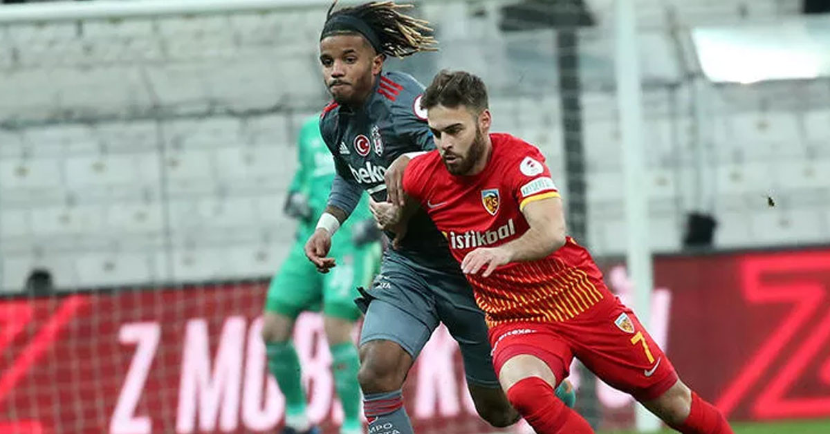 Beşiktaş ile Kayserispor Türkiye Kupası'nda karşı karşıya geldi.