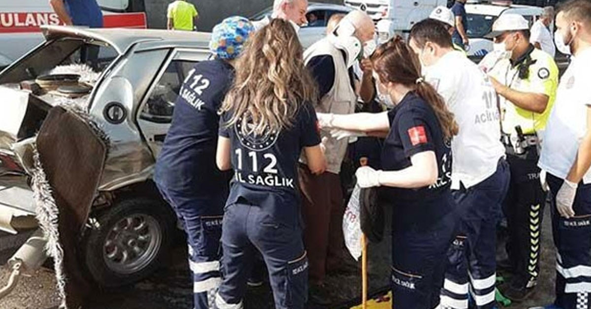 Trabzon'da kaza