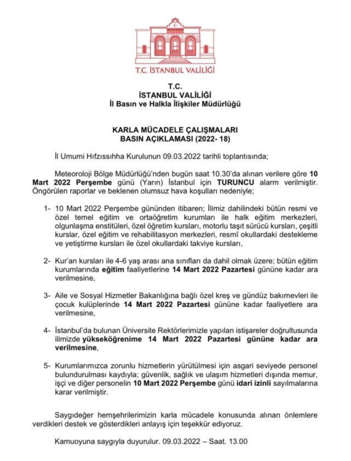 vali açıklaması