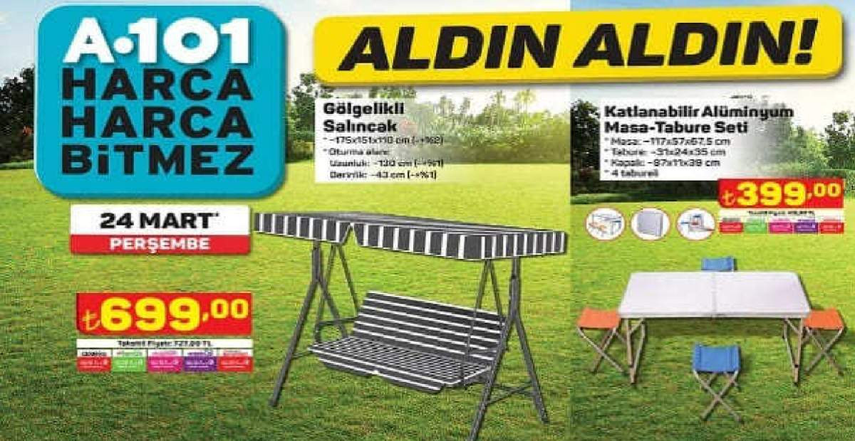 A101 24 Mart kataloğu