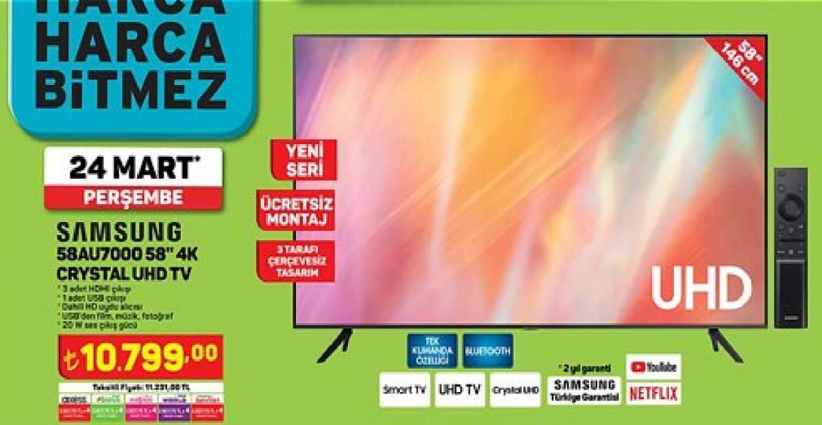 A101 24 Mart kataloğu