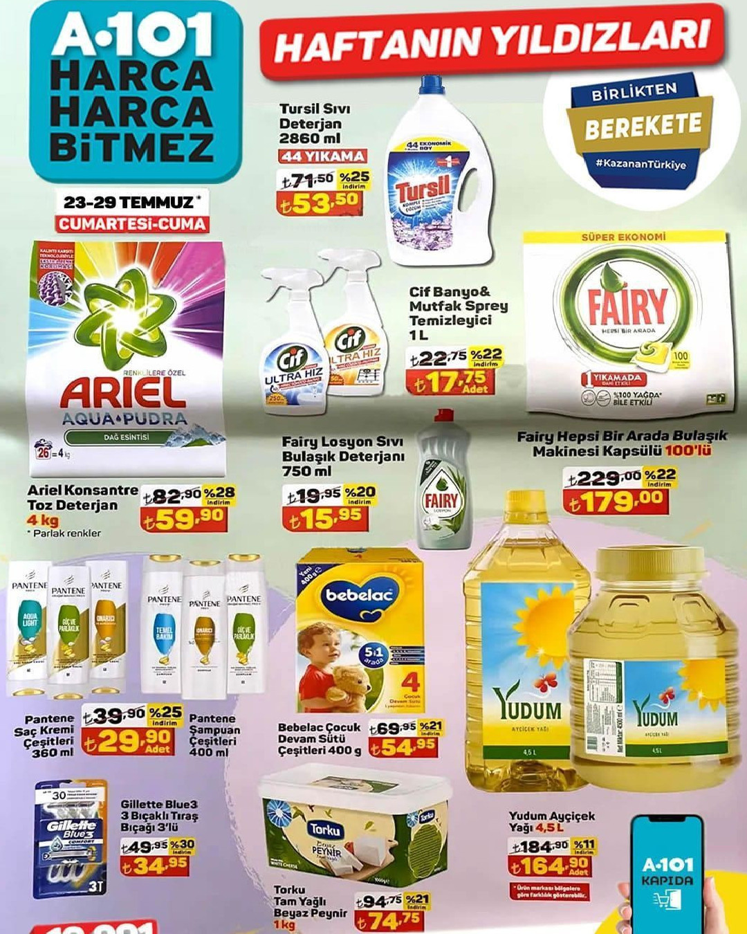 A101 26 Temmuz aktüel ürünler