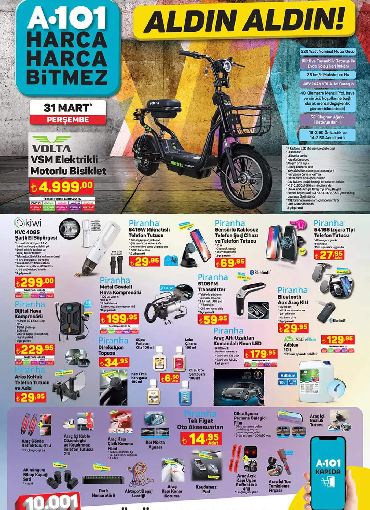 A101 31 Mart 2022 Ramazana özel aktüel indirimli ürünler kataloğu