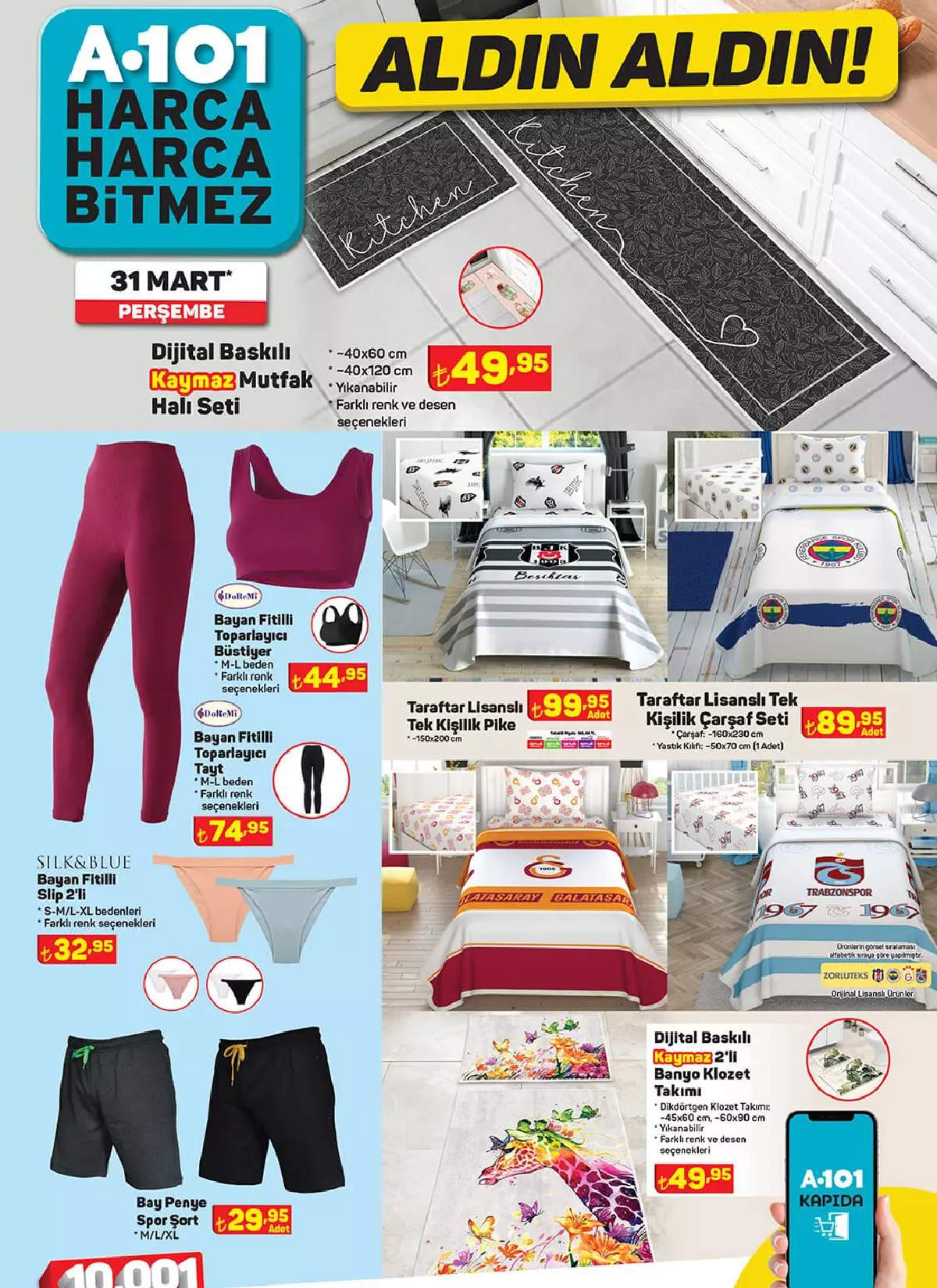 A101 31 Mart 2022 Ramazana özel aktüel indirimli ürünler kataloğu