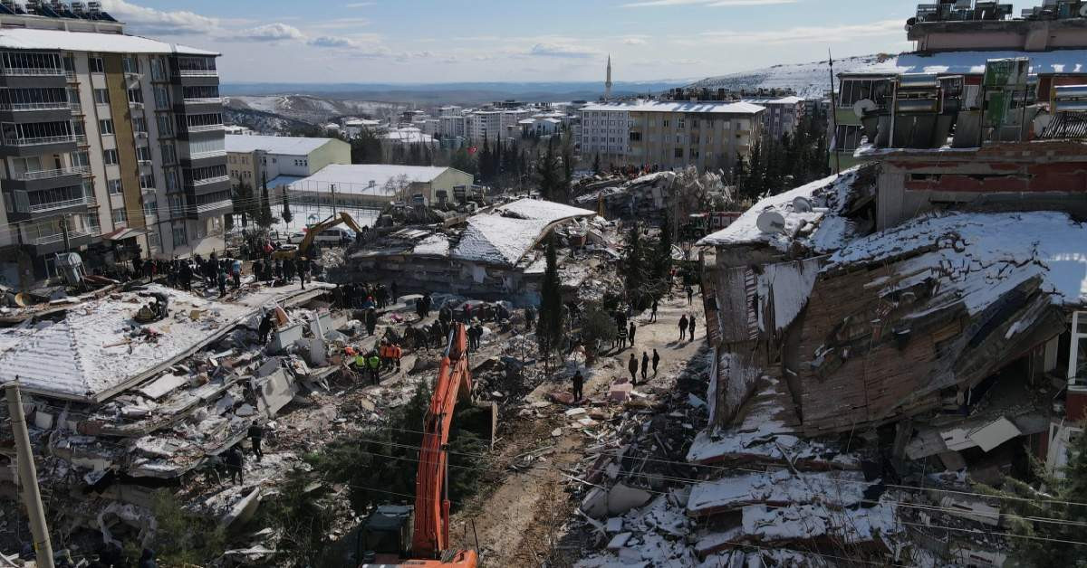 Adıyaman Deprem Drone Görüntü-1