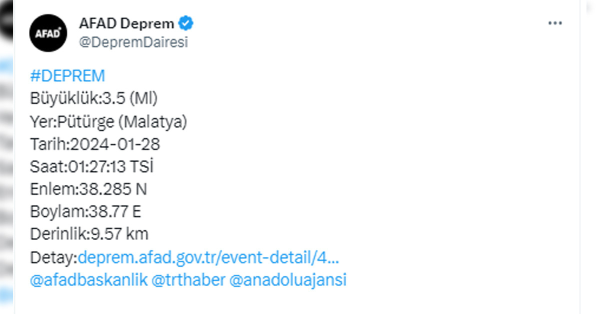 Afad malatya