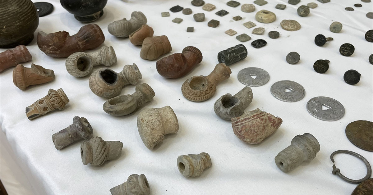 Aksaray'da tarihi eser kaçakçılığı 2 kişi gözaltına alındı