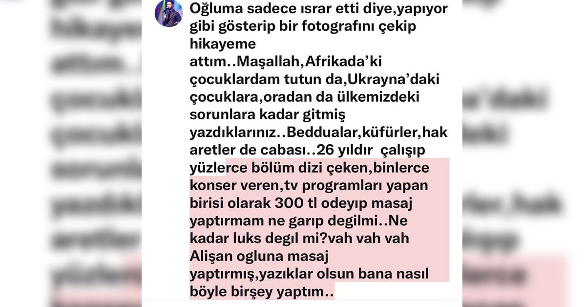 Alişan isyan etti