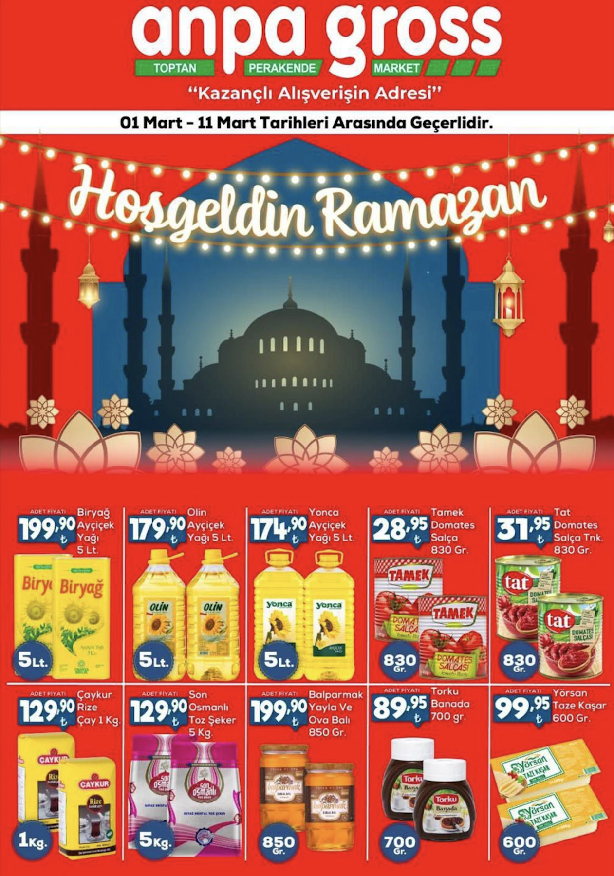 Anpa Gross 1 Mart 2024 aktüel kataloğu