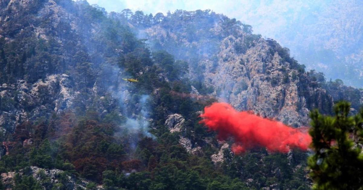 Antalya Kemer Orman Yangını Antalya Kemer Orman Yangını