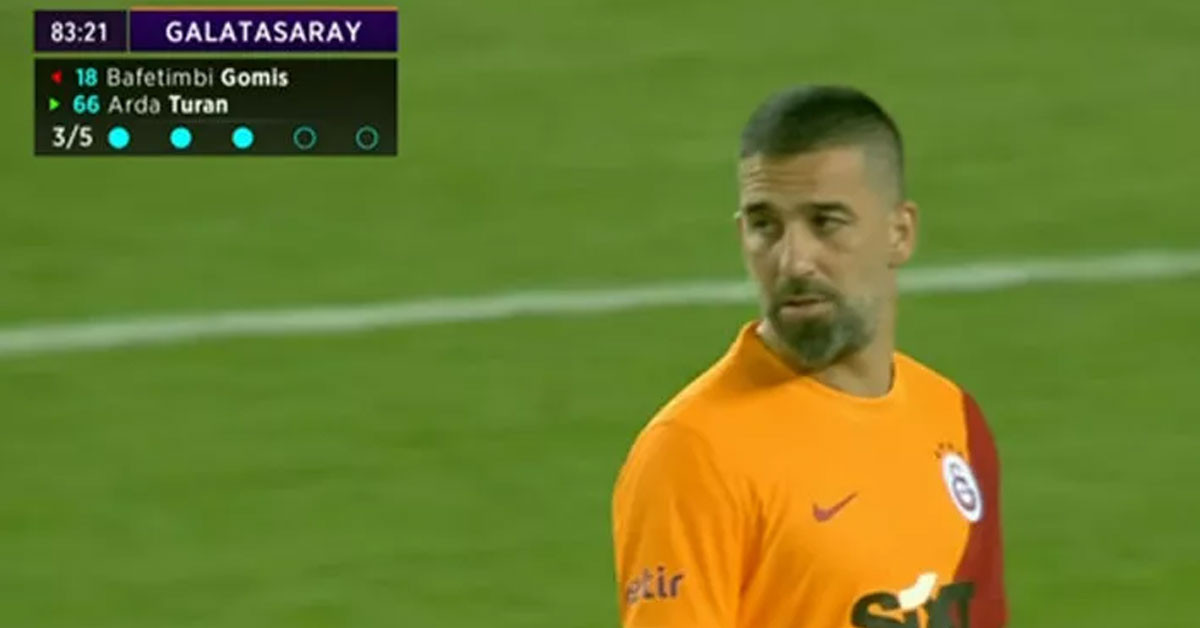 Arda Turan'ın görüntüsü çok konuşuluyor.