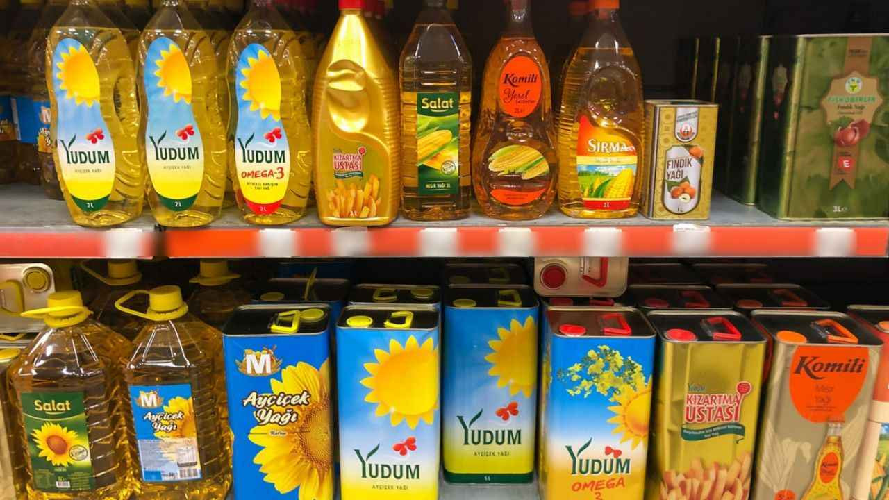ayçiçek yağı ve zeytinyağında indirim