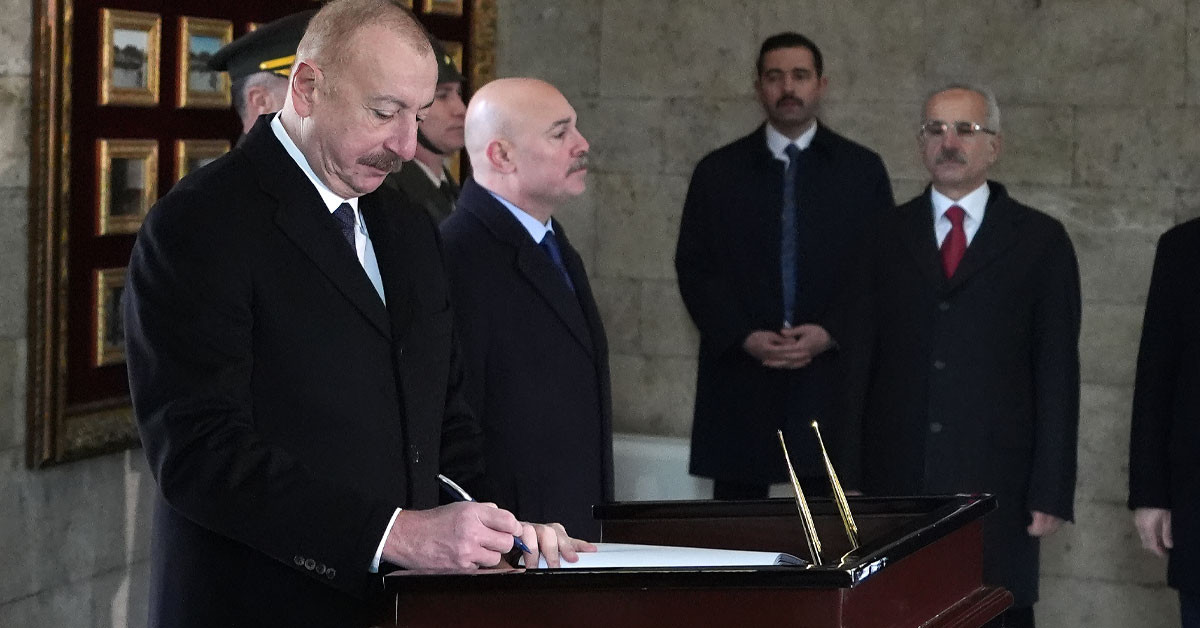 Azerbaycan cumhurbaşkanı İlham Aliyev Türkiye'ye geldi