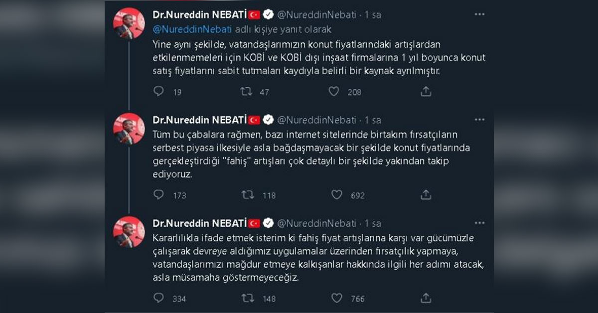 Bakan çok net konuştu: Fahiş fiyat artışına müsamaha yok!