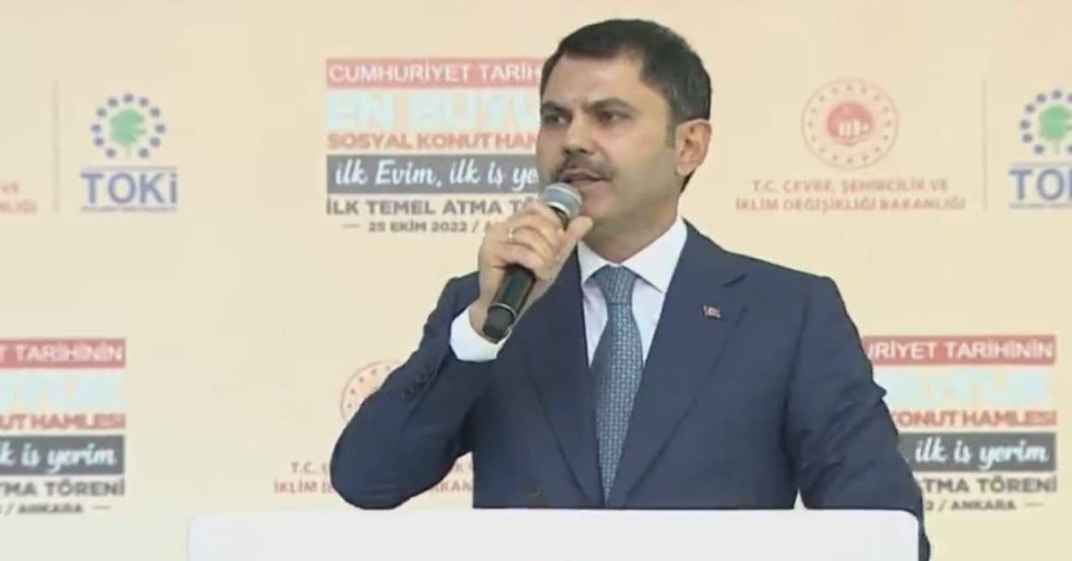 Bakan Kurum Ankara Tören
