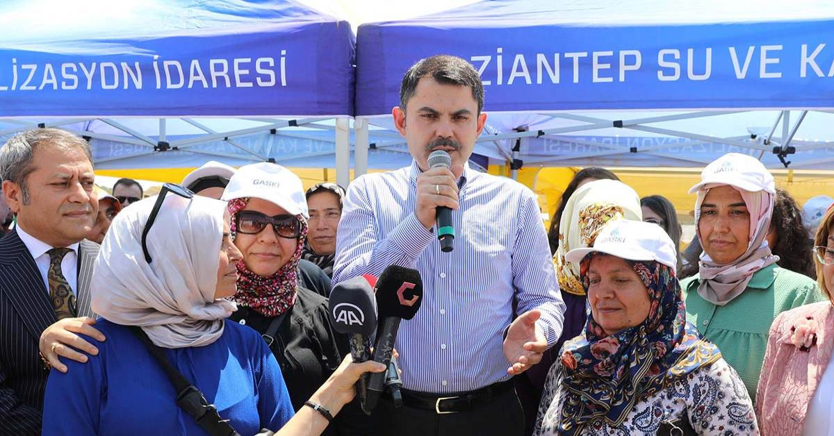 Bakan Kurum Gaziantep konut Bakan Kurum Gaziantep konut