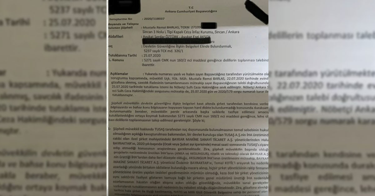 Barlas'ın ifadesi