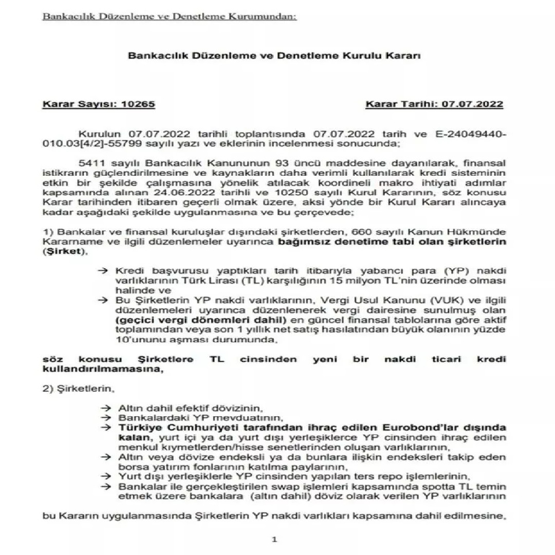 BDDK açıklaması